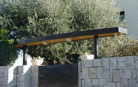 marquesina entrada instalada