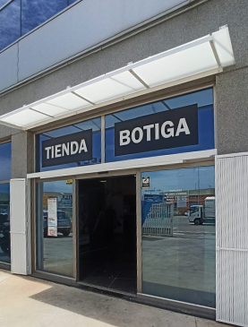 marquesina entrada instalada