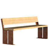 banco urbano rustic banco madera rustic