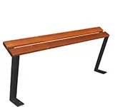 banco urbano apoyo banco madera apoyo