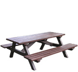 conjunto mesa picnic reciclado Isla