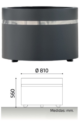 jardinera oxiron gris ring