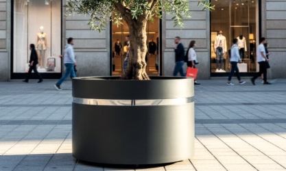 jardinera acero gris ring jardinera acero gris ring