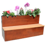 jardinera-banco acero corten grea jardinera-banco acero corten Grea