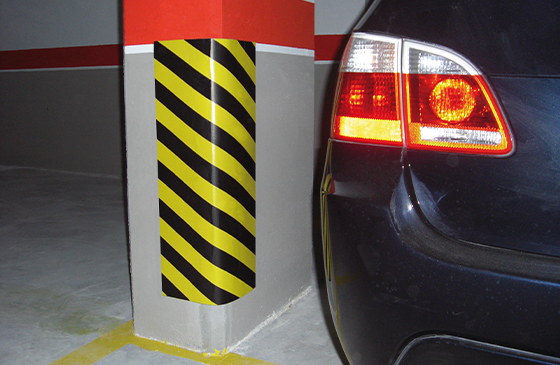 protector de impactos en columna